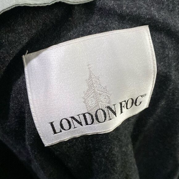 Vintage London Fog Light Spruce Green Trench Coat Removable Wool Liner - Picture 13 of 16